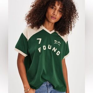 Found goji collared jersey